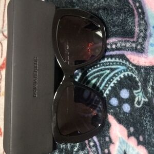 Banana Republic Classic Black Sunglasses with Dark Lenses